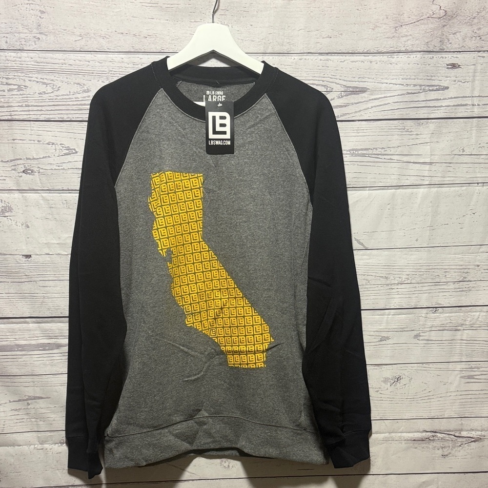 LN Swag Golden State crewneck Sweatshirt NWT